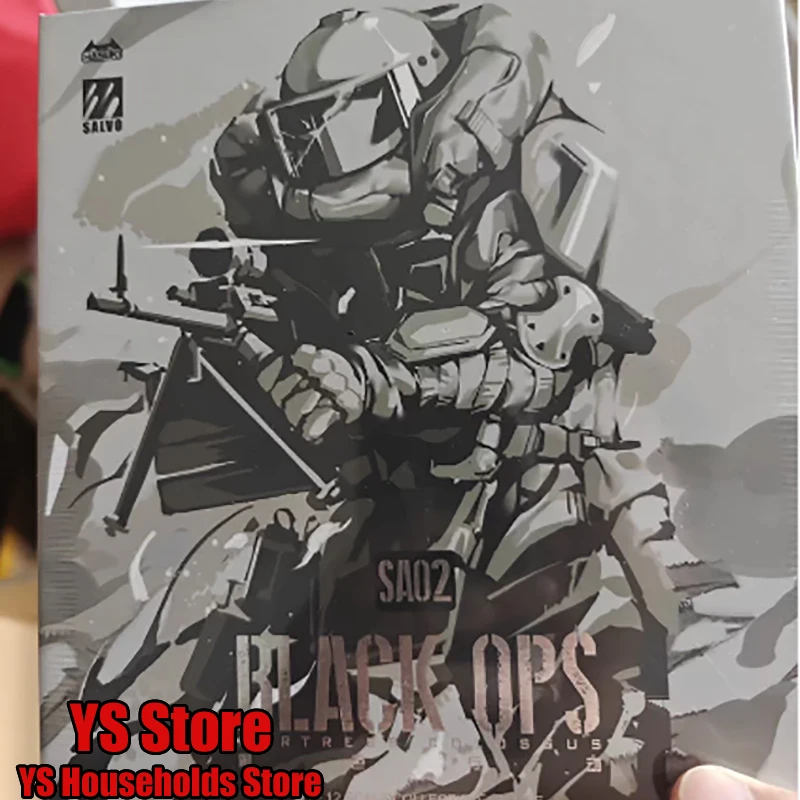 

HASUKI SALVO SA02 1/12 Коллекционная Black Ops Fortress Colossus Unknown Operator Soldier Модель Щит Oranment 6 "фигурка