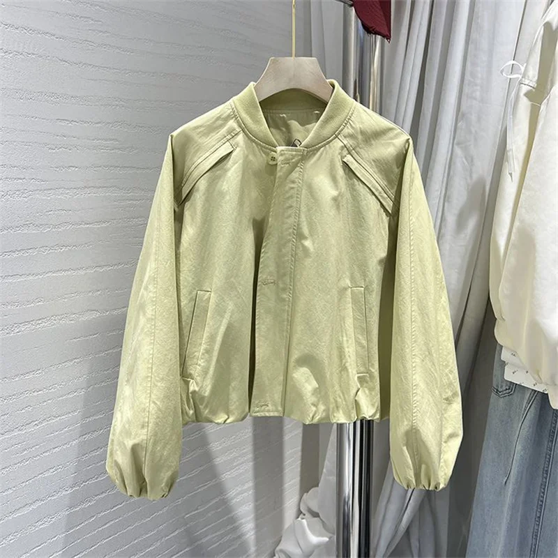 2026Spring Autumn New Fashion Jacket Ladies Short Korean Coat Women Western-style Outerwear Loose Baseball Uniform Overcoat Coat