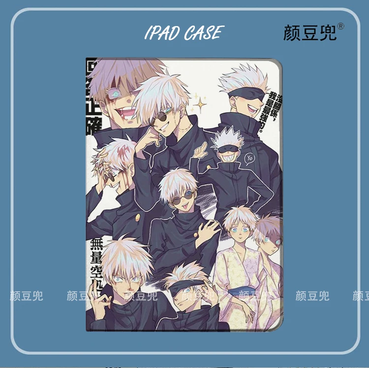 

Satoru Gojo Anime Jujutsu Kaisen For iPad 10.2 9th 10th 11t Air 3 Mini 6 7 Case Luxury Silicone Pro 12.9 11 For iPad Air 5 6 7