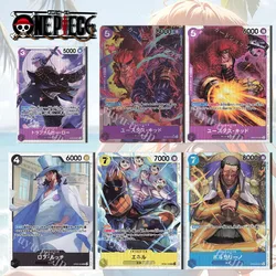 Anime Luffy Trafalgar D Water Law Enel Borsalino OPCG Japanese version DIY homemade Cards Game Collection boy Birthday gifts