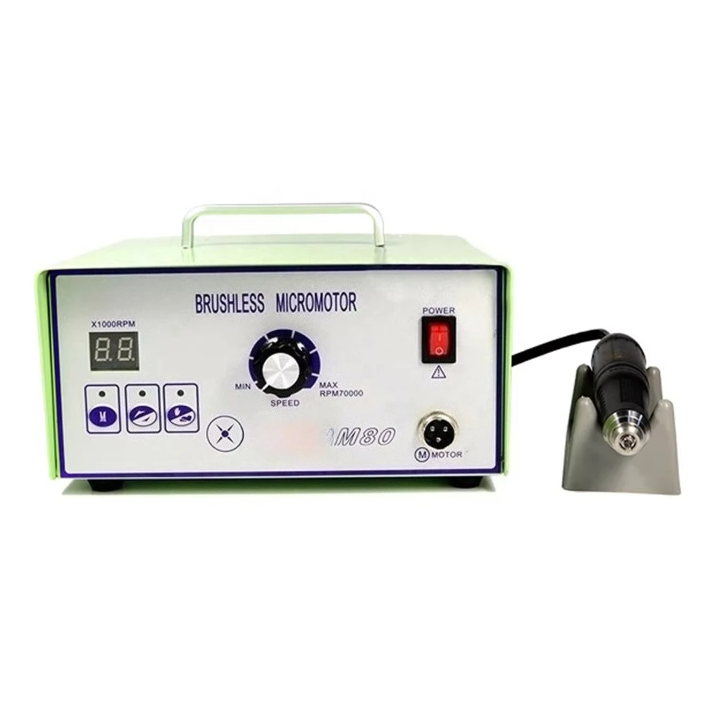 Picture 3: High Speed 70000/90000RPM Brushless Motor Micromotor Polishing Machine with Handpiece Jewellery Engraving Micromotor 220V