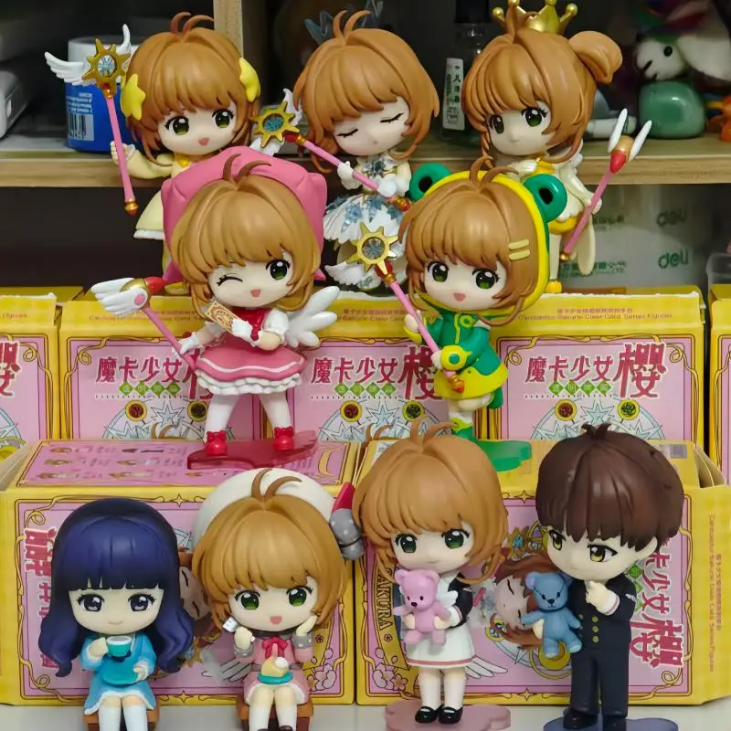 

Оригинальная волшебная карта Popmart для девочек Сакура, прозрачная брендовая серия, глухая коробка ручной работы, милая модная игрушка, подарок, украшение, орнамент