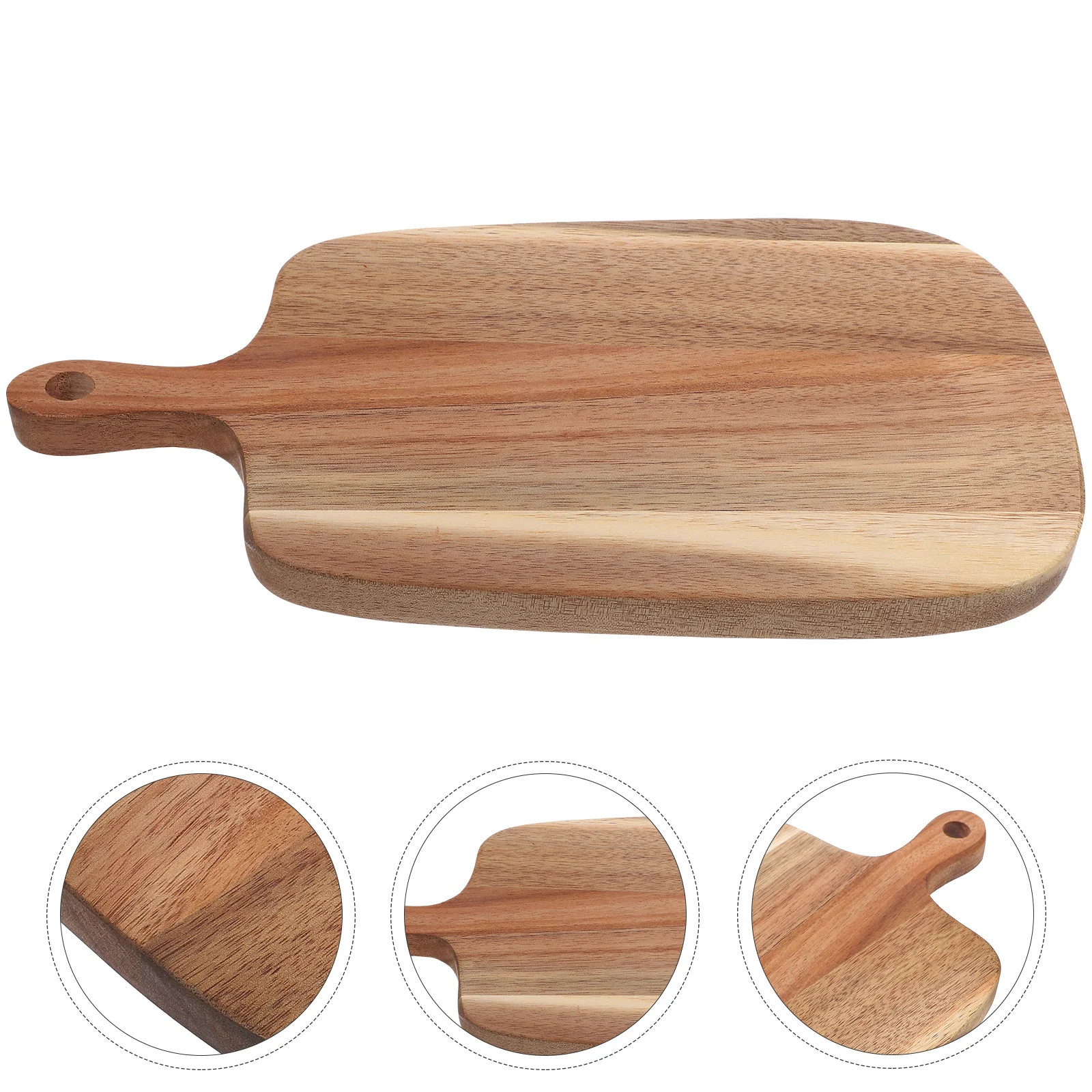 

Acacia Wood Cutting Board 26 5x16x1 5cm Kitchen Pizza Serving Portable Outdoor Picnic Fruit Board Home