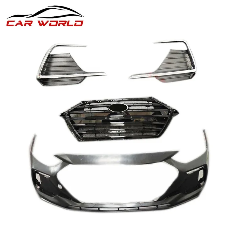 

Автомобильные бамперы на передний бампер Elanteur 2016-2019 гг. для Elanteur 2018, модифицированная спортивная модель, пластиковый материал