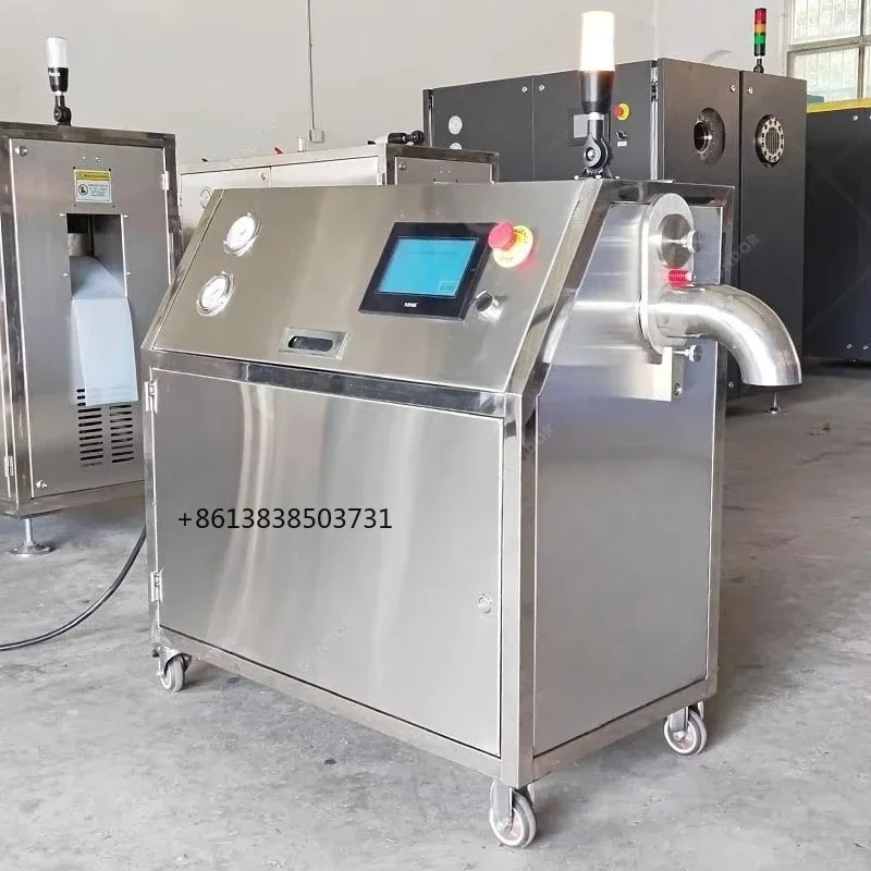 100kg/h Electric Dry Ice Block Equipment / Machine Producing Dry Ice / Dry Ice Making Machine