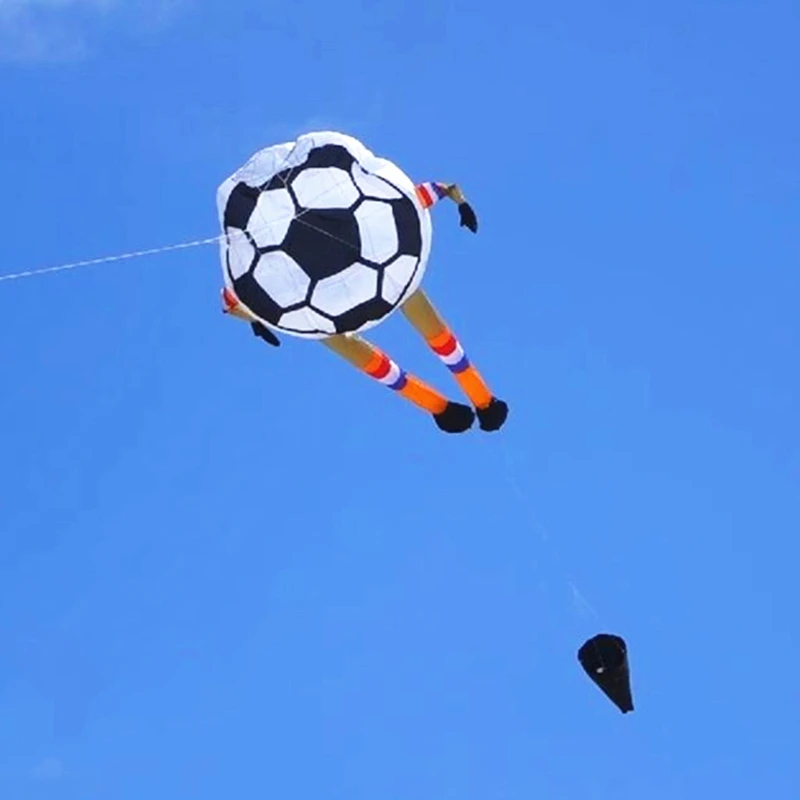 Cerf-volant de football en nylon souple pour adultes, grands cerfs-volants de surf, jouets gonflables, cerf-volant dragon, chaussettes à voile, livraison gratuite