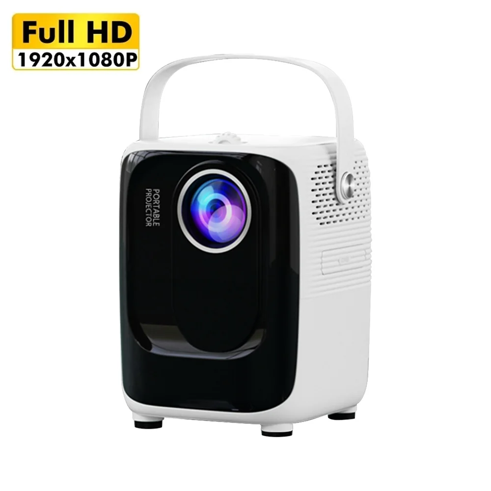 S10 1920*1080P Mini Projector 4K Bluetooth-Compatible Android Smart TV DLP Office Micro Portable Data With 5G Wifi Home Theater