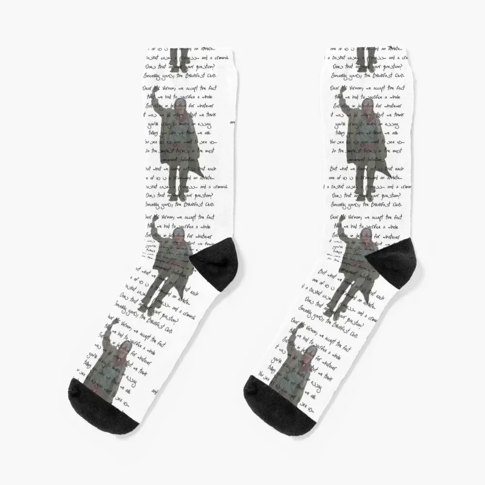 The Breakfast Club Socks retro funny sock Socks Man Women's