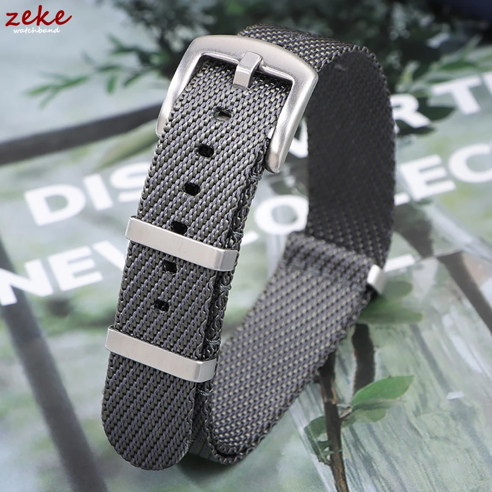 

Nylon Watch Strap 18/20/22mm Soft Watch Band Universal Sports for Omega 007 Replacement Correa Reloj Woven Fabric Watchband Belt