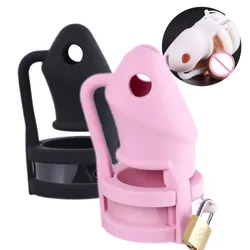 New Penile Cage Silicone Chastity Lock Men's Chastity with Sexual Toys To Control Sexual Desire and Prevent Tragic Sex Shop 18+