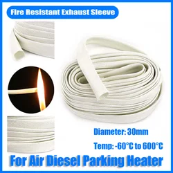 0.6m 2m 3m to 5m 10m 15m Fire Temp Temperature Resistant Exhaust Pipe Sleeve Insulation Protection Protect For Diesel Heater