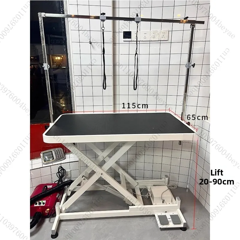 Height Adjustable Foldable Dog  Electric Table for Dogs with Various Sizes and Security Protection  Table Dog