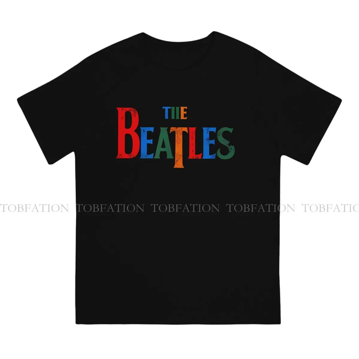 Colorful Name Hipster TShirts The Beatle Male Harajuku Fabric Tops T Shirt Round Neck