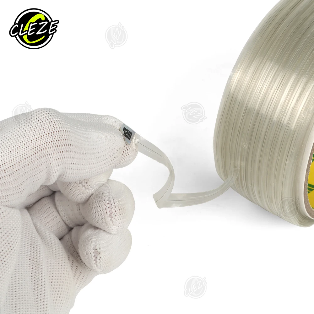 CLEZE Durable 10/50m Length Car Wrapping Vinyl Design Line Knifeless Tape for Vinyl Wrap Transparent Clear Car Sticker