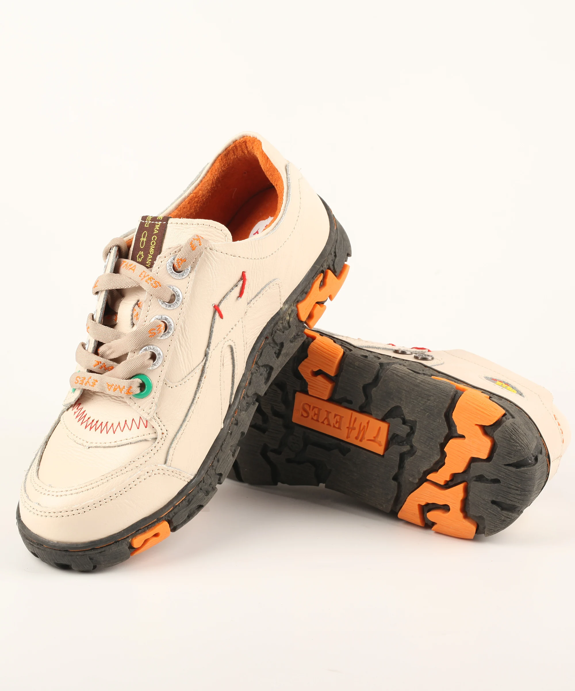 TMA AUGEN Echtem Leder frauen Flache Sneaker Schuhe Für Outdoor – Detail 3