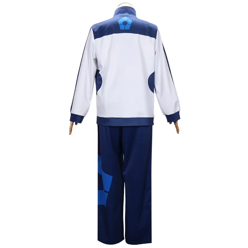 Disfraz de Cosplay de Blue Lock Reo Nagi Bachira Isagi Chigiri, ropa deportiva con cremallera, chándal, sudadera con capucha, ropa de Carnaval de Halloween