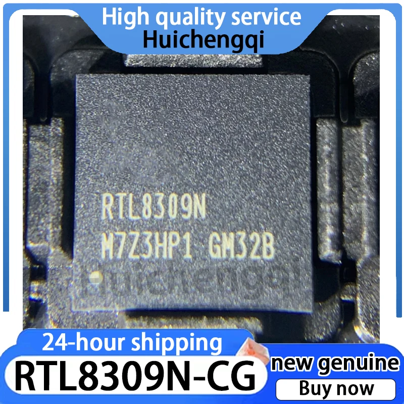 1PCS Original Genuine RTL8309N-CG Packaged QFN64 100Mbps 8-port Switch Chip