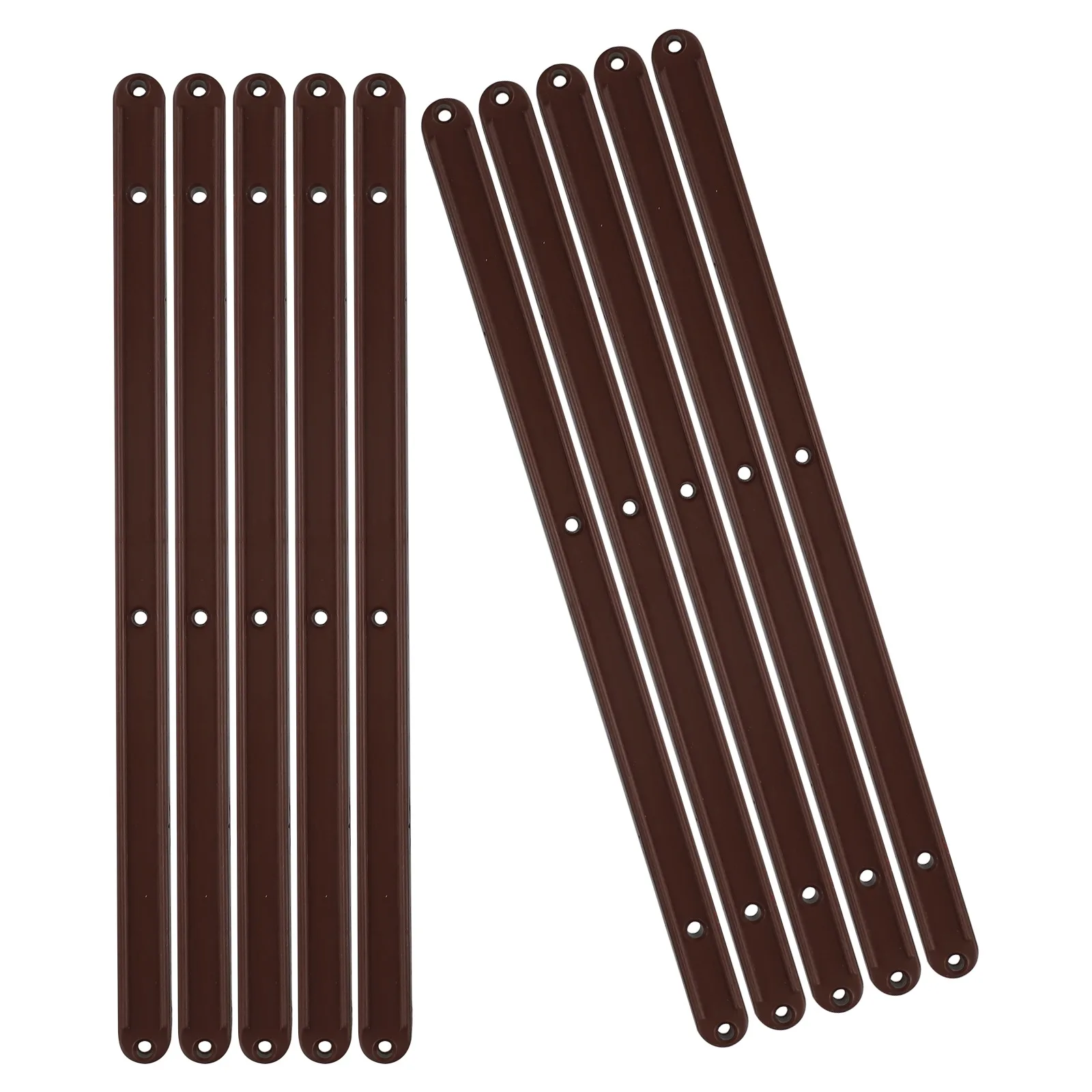 10Pcs Plastic Slide Rail Drawer Runners 180/235/298mm Drawer Slides Drawer Track Rail Sliding Two-Section Cabinet Slides