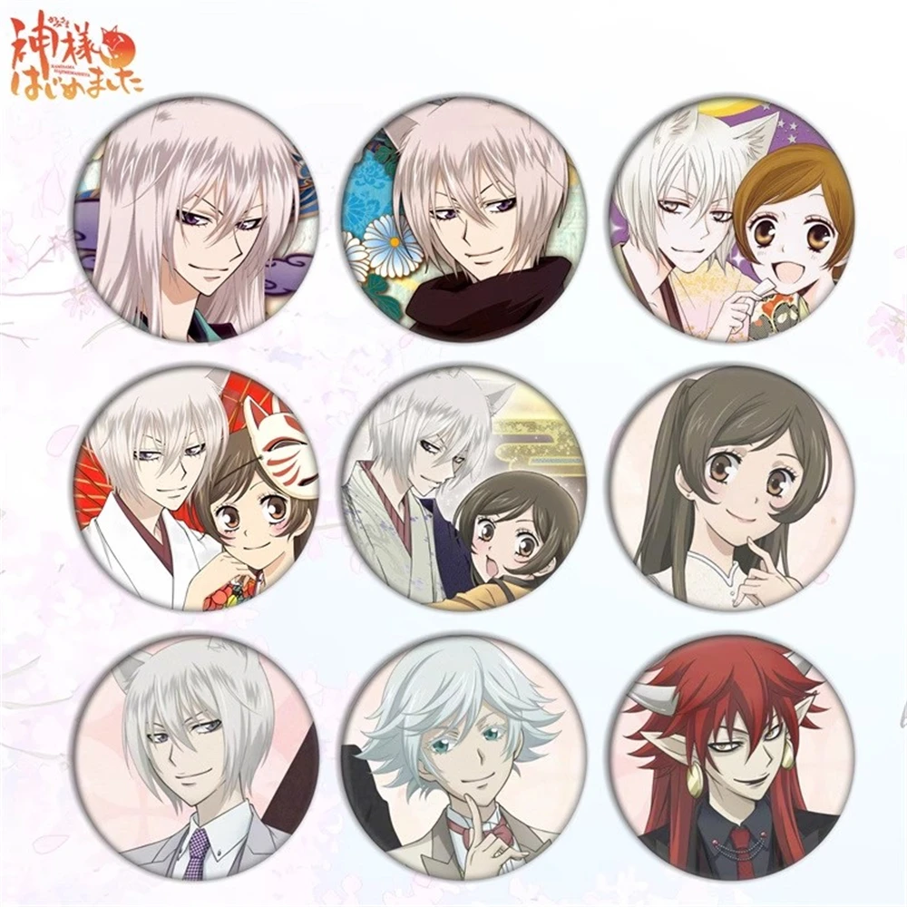 

58 мм аниме Kamisama Love Kiss Tomoe mi zu ki Mikage Torao косплей костюм значок булавка SPTE жесть брошь ﻿ Хэллоуин реквизит Gilf