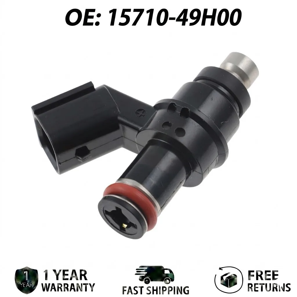 

Fuel Injector for Suzuki RM-Z250 2010-2018, Replacement Part 15710-49H00, Motocross Engine Nozzle Set, High Performance