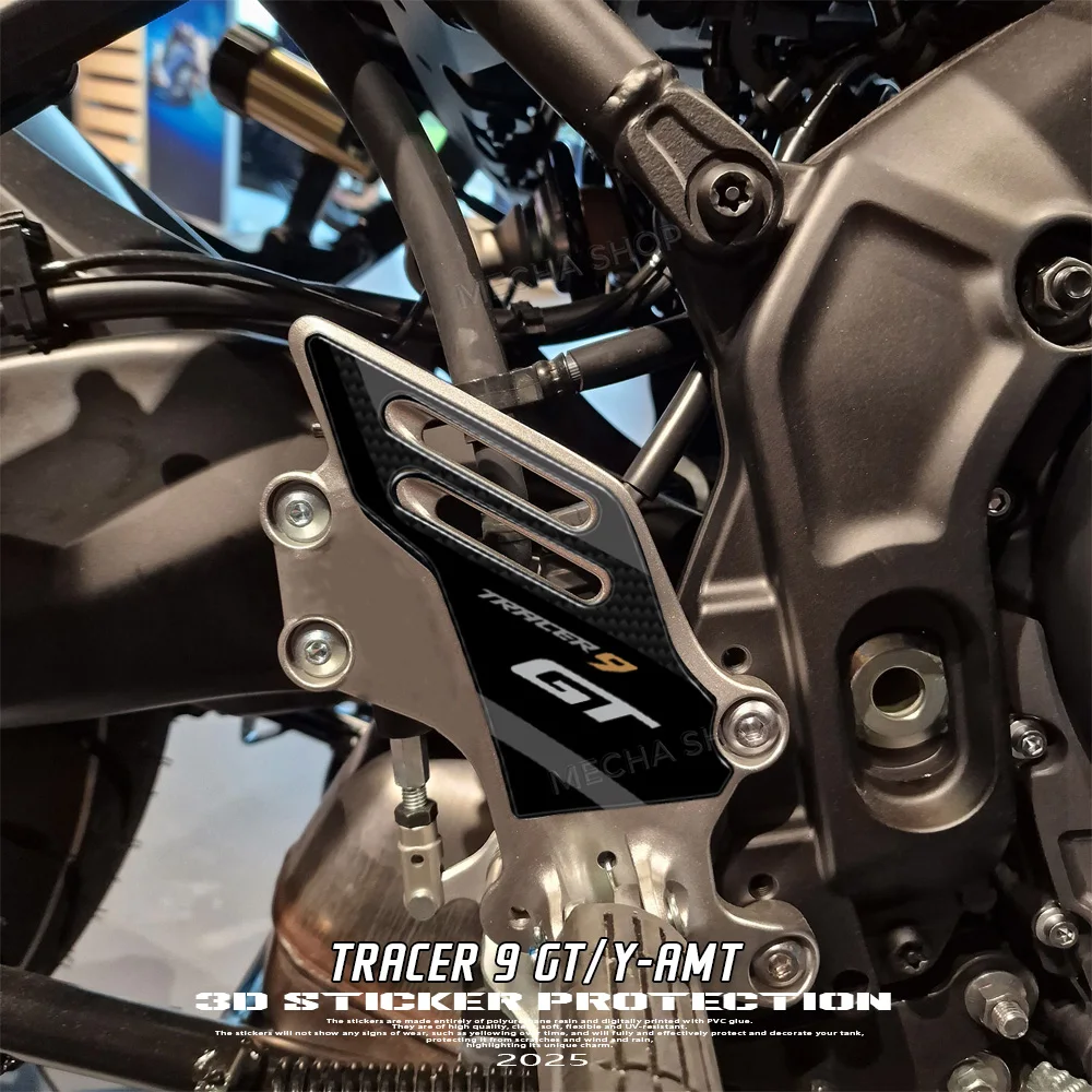 

Аксессуары для Tracer 9 GT/Y-AMT 2025 9gt, водонепроницаемые наклейки из смолы для мотоцикла, защита ног, 3D
