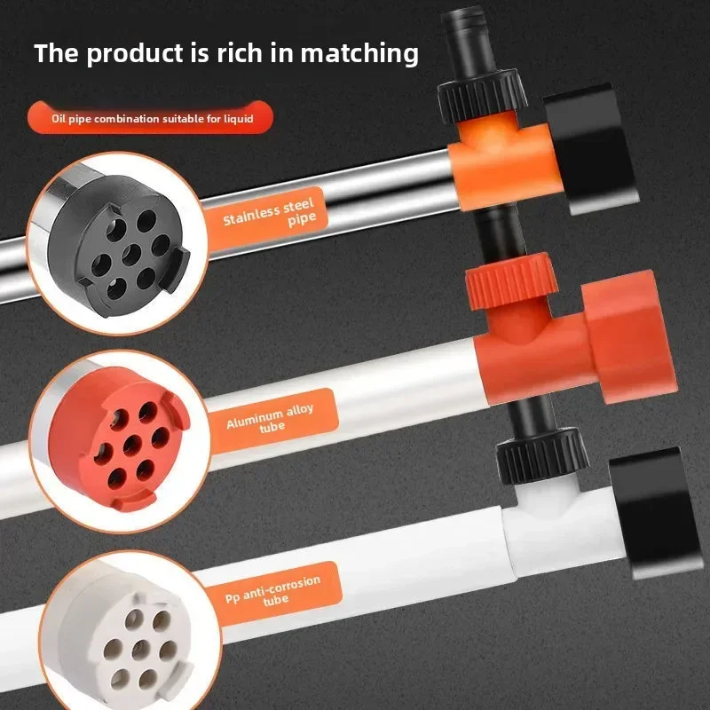 Durable High temperature resistant portable electric oil pump 220v diesel fuel dispenser High viscosity chemical anti-corrosion view 4