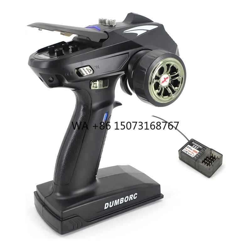dumborc-x6-6ch-rc-emetteur-avec-recepteur-gyroscopique-500m-longue-portee-4096-resolution-pour-rc-voiture-bateau-reservoir-chenille