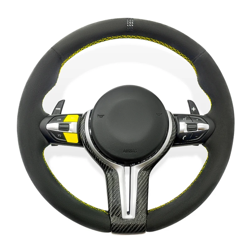 

Customized Alcantara Steering Wheel for BMW F01 F06 F10 F11 F12 F15 F20 F21 F22 F30 F31 F32 F34 F36 F80 F82 F83 F86 F87 M3 M4 M5