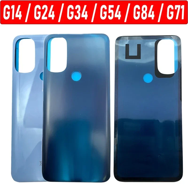 For Motorola Moto G14 / G24 / G34 / G54 / G84 / G71 Back Battery Cover Replacement Housing Case