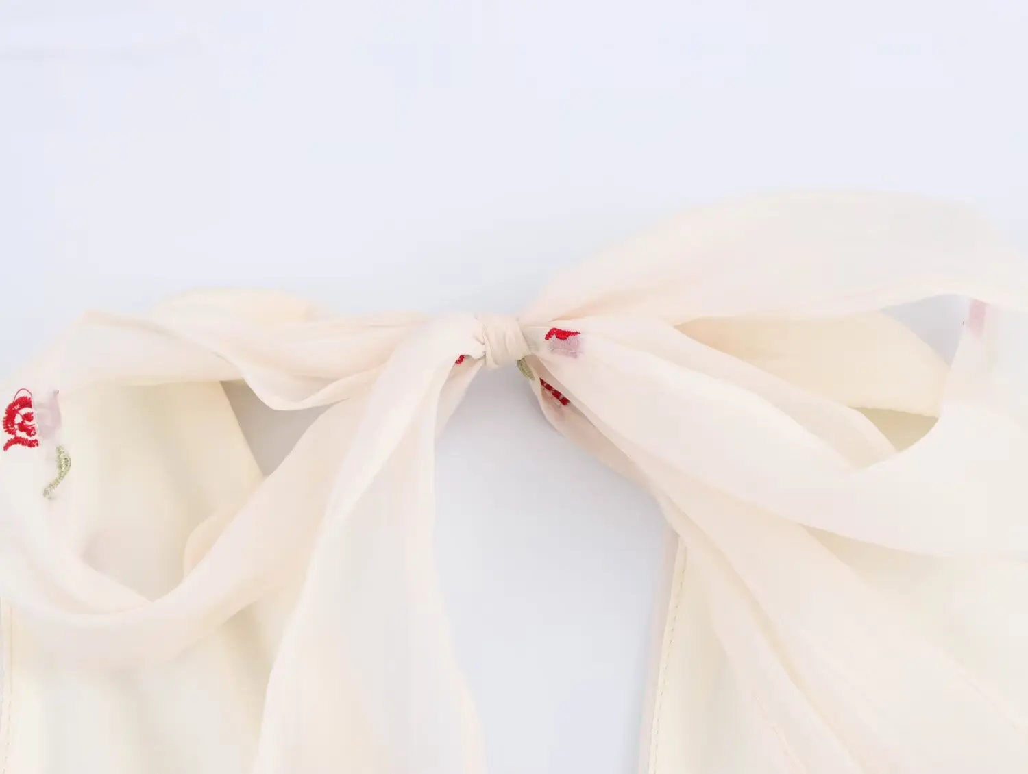 Rara 2025 nova chegada feminina halter pescoço gravata-back bordado em camadas midi vestido para primavera verão wear