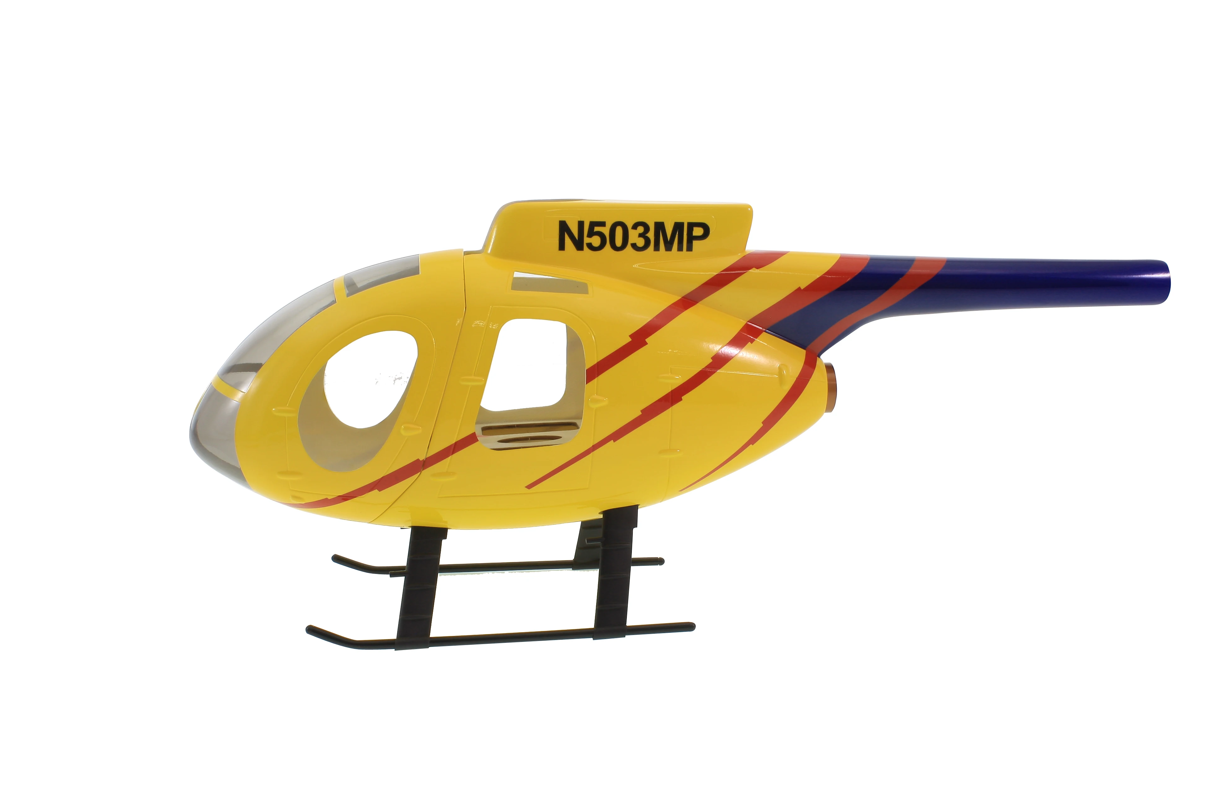 Roban 800 Scale Fiberglass Fuselage KIT Version for Huges MD500E Helicopter