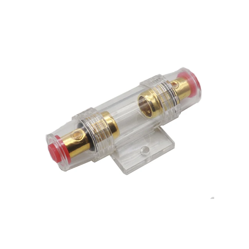 【1Set】Car audio fuse tube 10A 15A 20A 25A 30A 40A 50A 60A 70A 80A 100A High quality AGU gold plated glass fuse tube 10*38MM