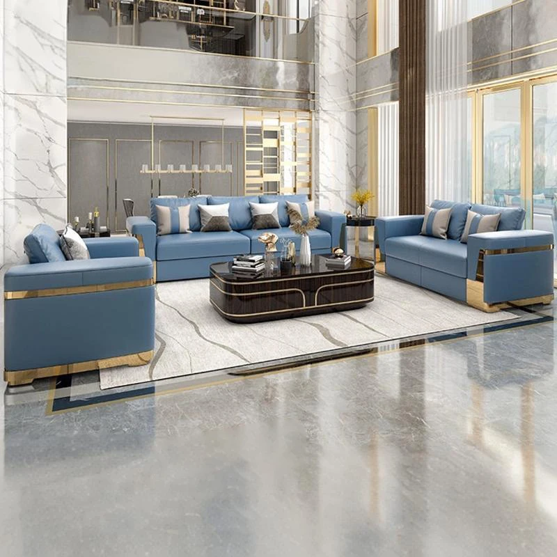 Hochwertige أريكة garnitur Möbel Italiisches تصميم حديث Luxus Samt Stoff أريكة garnitur تصاميم Wohnzimmer