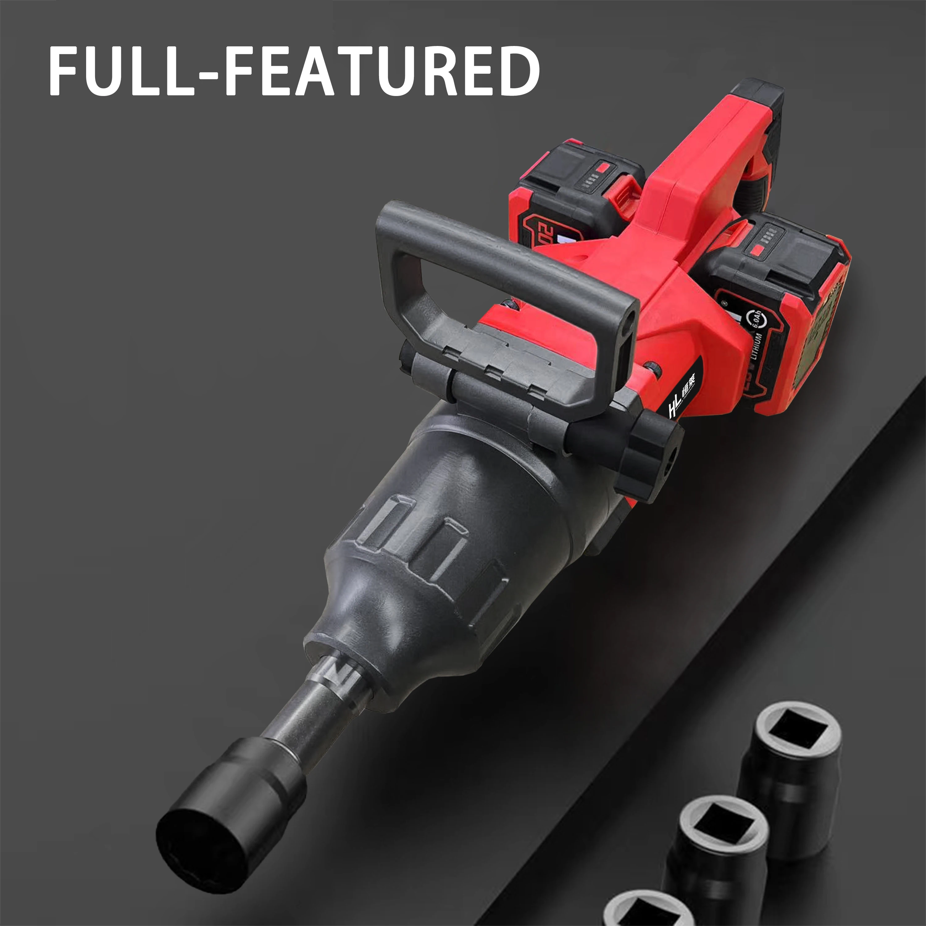 HL Super heavy-duty 1 inch electric power brushless impact wrench 4000nm 1600w battery high torque 42V cordless impact wrench