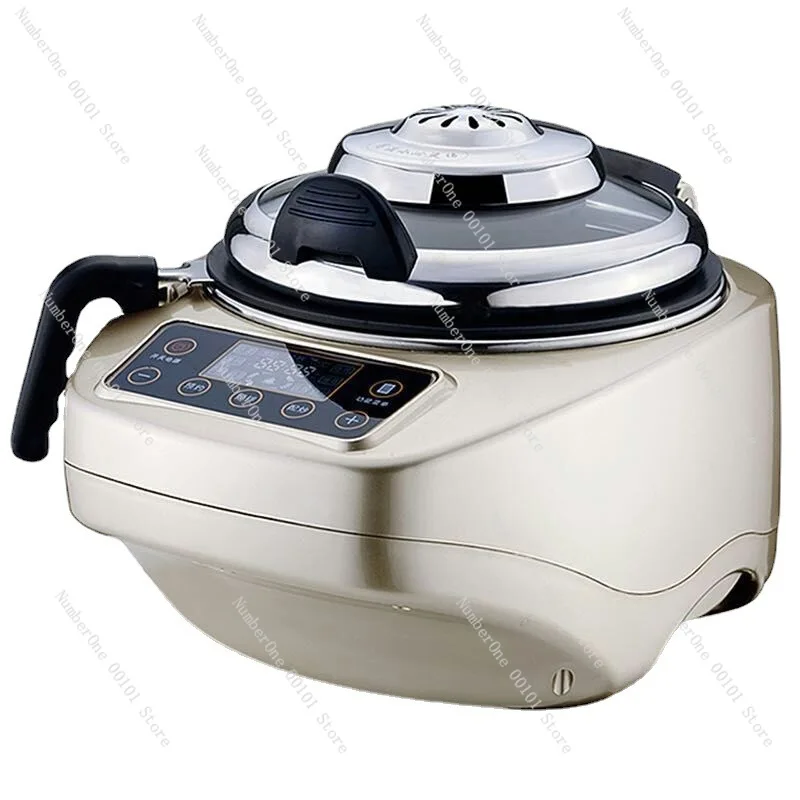Home Automatic Cooking Machine 3D Heating 5L Smart Stir Fry Robot for Lazy Cooking
