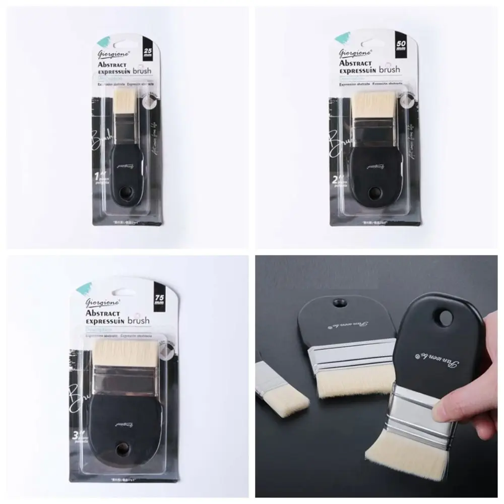 

3pcs/set Soft Hair Drawing Board Brush Lightweight Plastic Nylon Paint Brush Elastic Not Easily Deformed