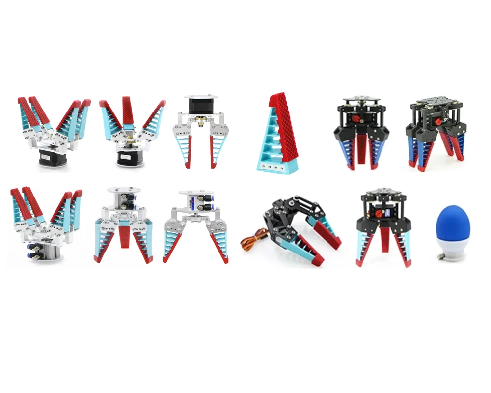

2kg Load Industrial Flexible Robot Claw with Silicone Mechanical Finger Fruit Sorting Gripper, Adaptive Pneumatic Electric Grab