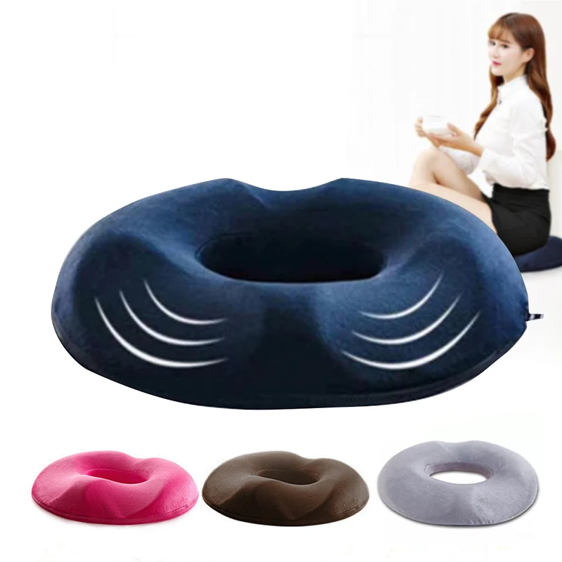 Donut Cushion Hemorrhoid Cushion Tailbone Coccyx Orthopedic Prostate Chair For Memory Foam Dropshipping E2l5