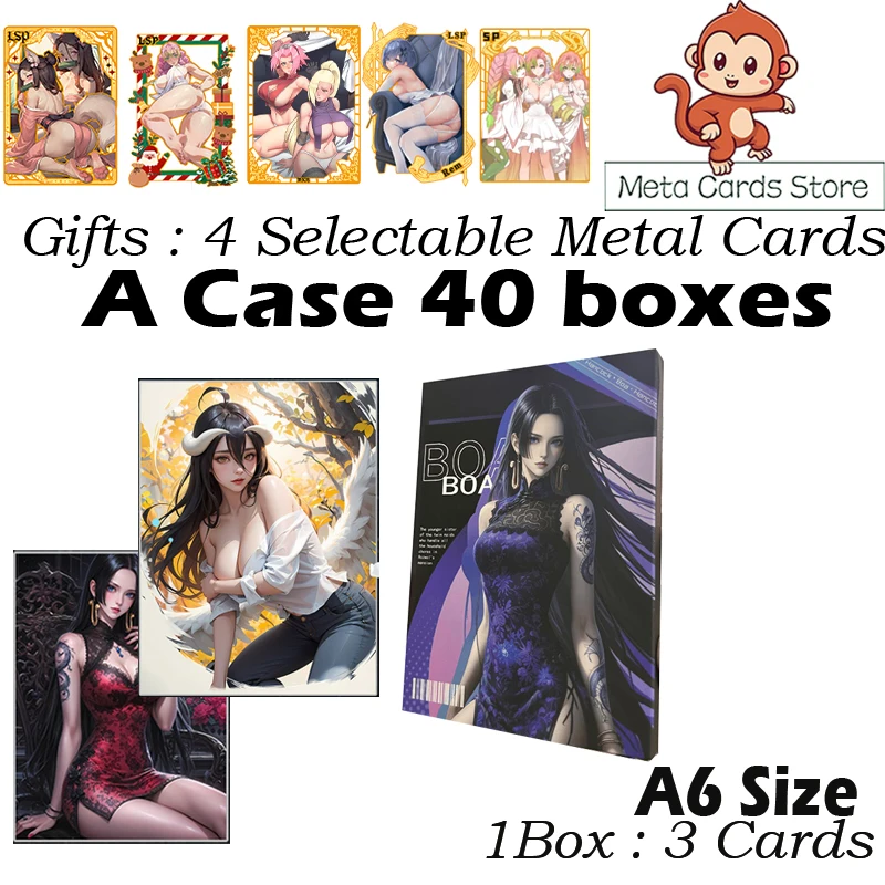 Wholesale Bargain Price Sweet Talk A6 Size Goddess Card Boa Doujin Waifu Card Collectible Card Booster Box Spicy Board Toy Gift