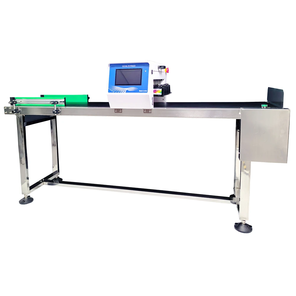 Chicken Egg Continuous Inkjet Printer Online Egg Coding Equipment Print Expiry Date Code for Egg Production Workshop
