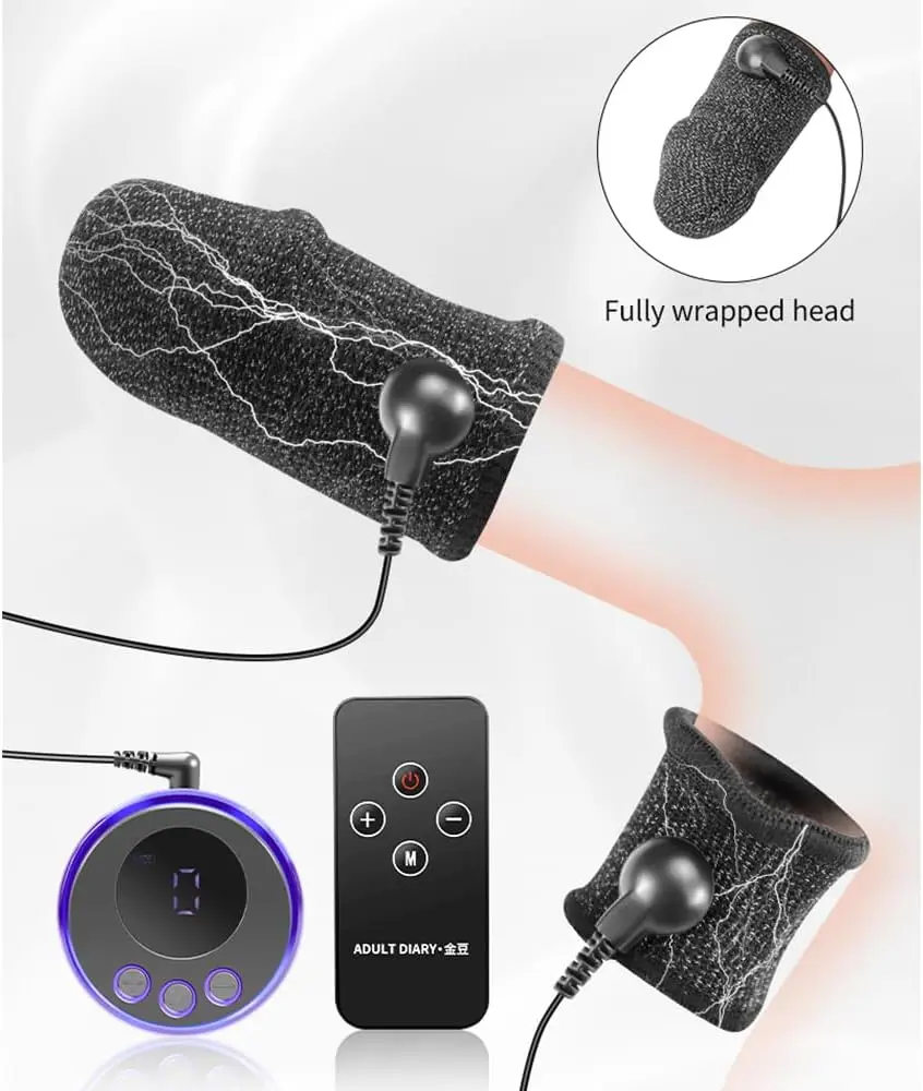 صدمة كهربائية حشفة الذكور الخصيتين النسيج حلقات E-stim ، أجهزة التحفيز الكهربائية حلقة الديك ، مجموعة عبودية شريط القضيب ، 8 تعديل #3