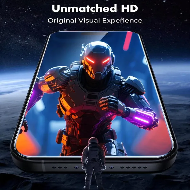 3 عبوات من الزجاج المقسى الشفاف عالي الدقة لهاتف آيفون 17 16 15 14 Pro Max 13 12 11 Pro واقي شاشة صغير لهاتف آيفون XR XS زجاج هوائي #4