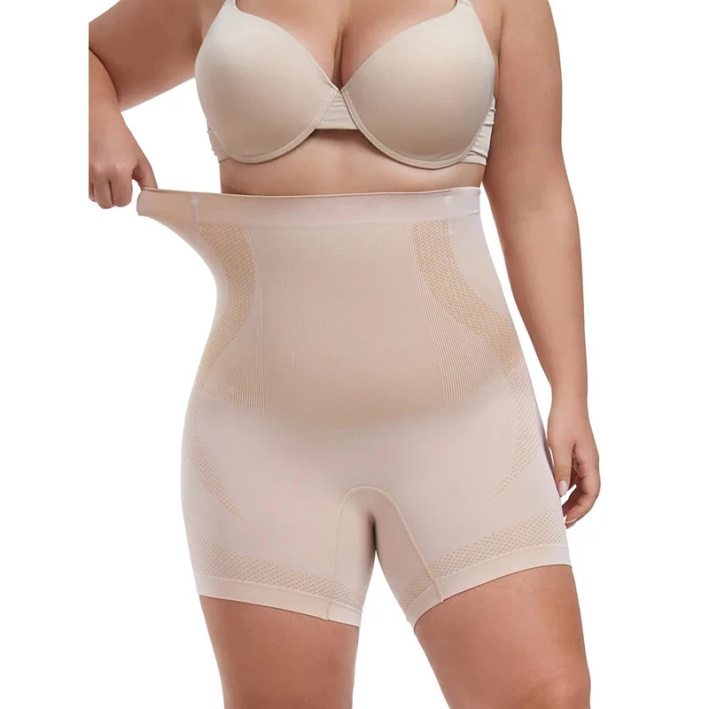 

Plus Size Women Shapewear High Waist Body Shaper Pattern Tummy Control Panties Obesity Corset Slimming Butt Lifter Shaping Short