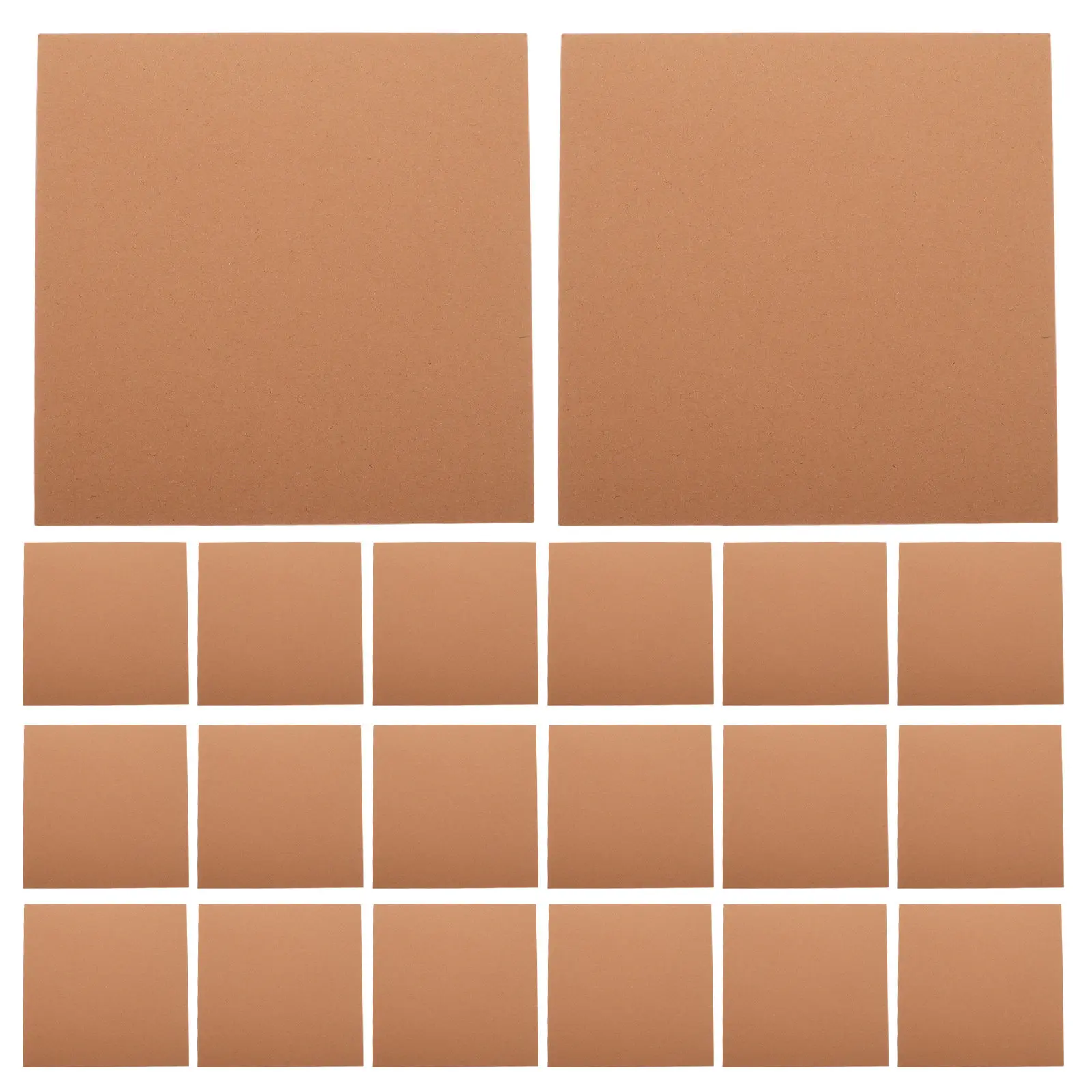 50Pcs Kindergarten Art Paper Thick Double Sided Kraft Drawing Sheets Loose Sketch Paper DIY Craft Painting Supplies