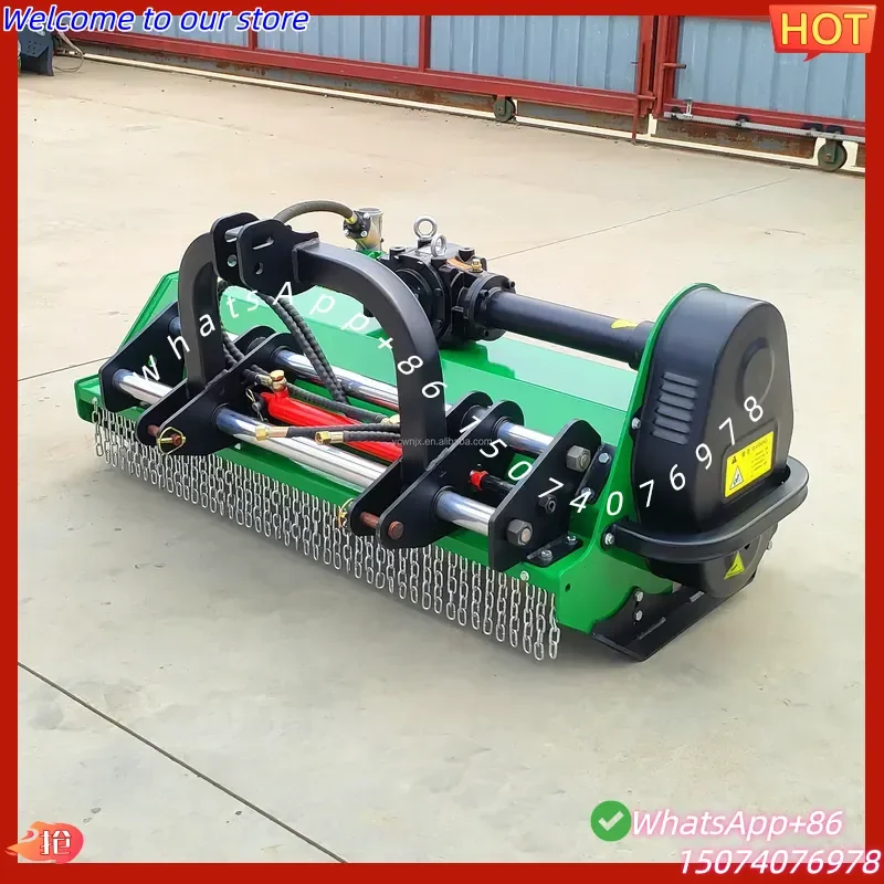 2026 Flail Collision Design Farm Agricultural Tractor Field Orchard Large Area Trimming Obstacle Avoidance Grass Mower