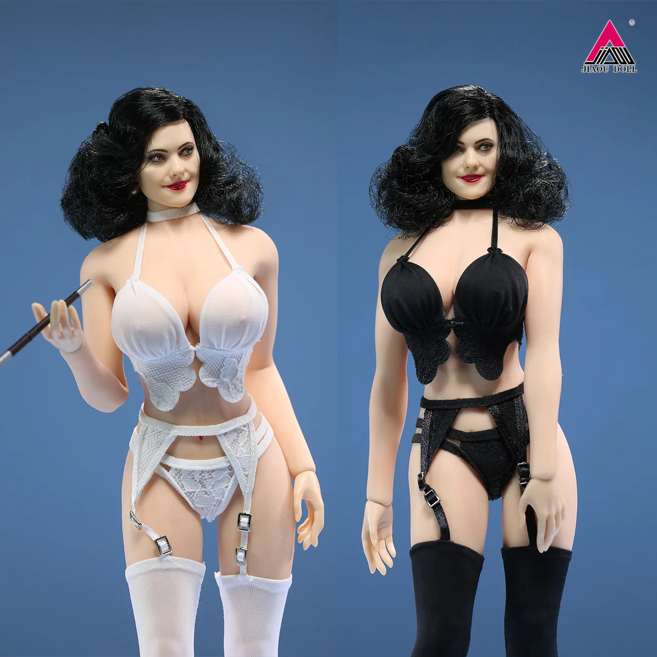 

JO23X-11 1/6 Lace Underwear suit Garter Belt Bra Underpants Suspender Belt Set Model Fit 12'' Female Soldier Action Figure Body