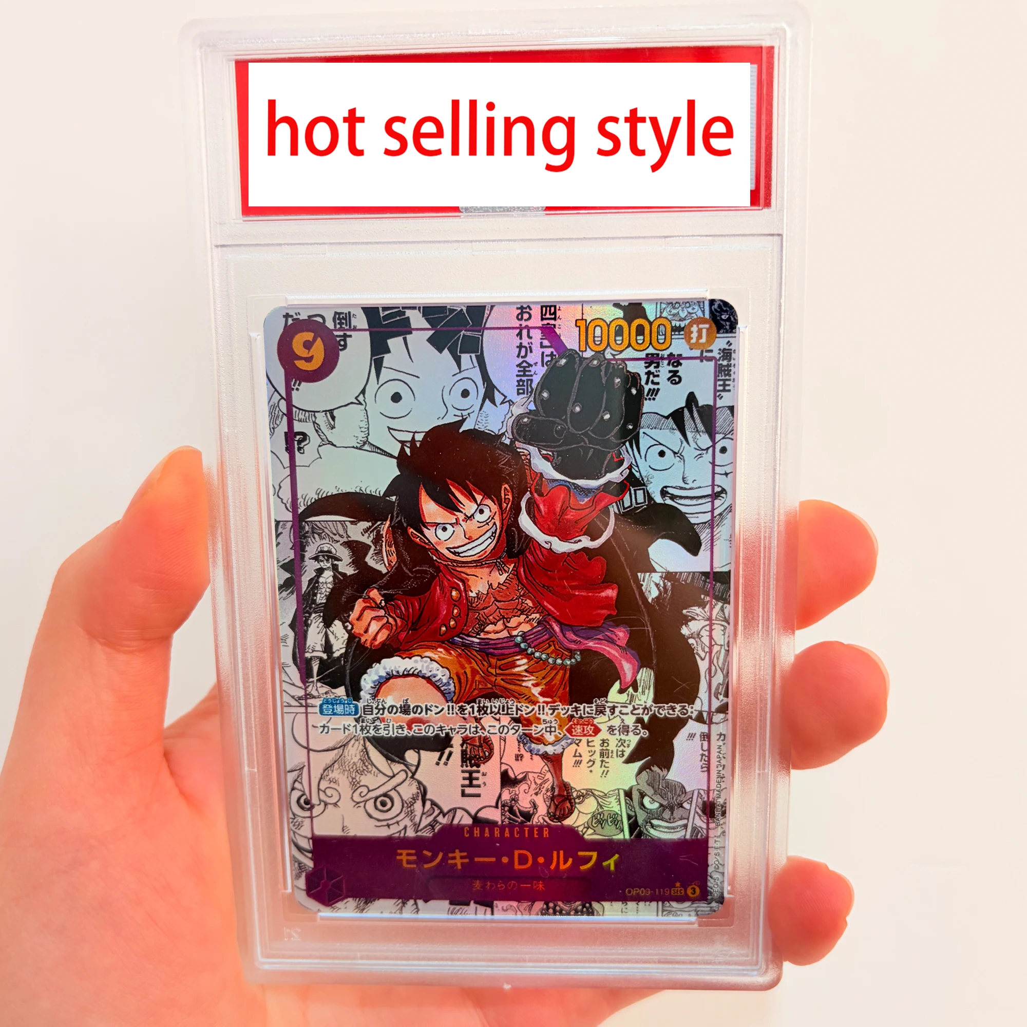 

Diy Self Made One Piece Op09 Luffy Comic Version Copy Rating Card Refraction Color Flash Luffy Collection Card Anime Cards Gift