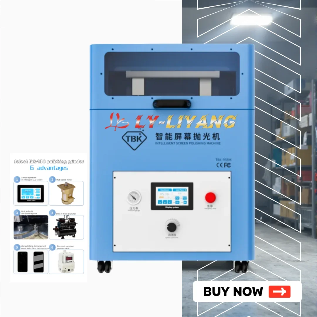 TBK 938M/L Intelligent OCA LCD Glass Water Grinding Mill Polishing Machine for LSD Screens - Glass Processing Equipment