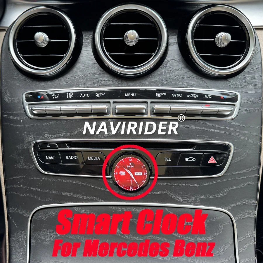 Car Stopwatch Smart Clock For Mercedes Benz C Class W205 E Class W213 S Class W222 G Class W463 CLS W219 Time Electronic Meter