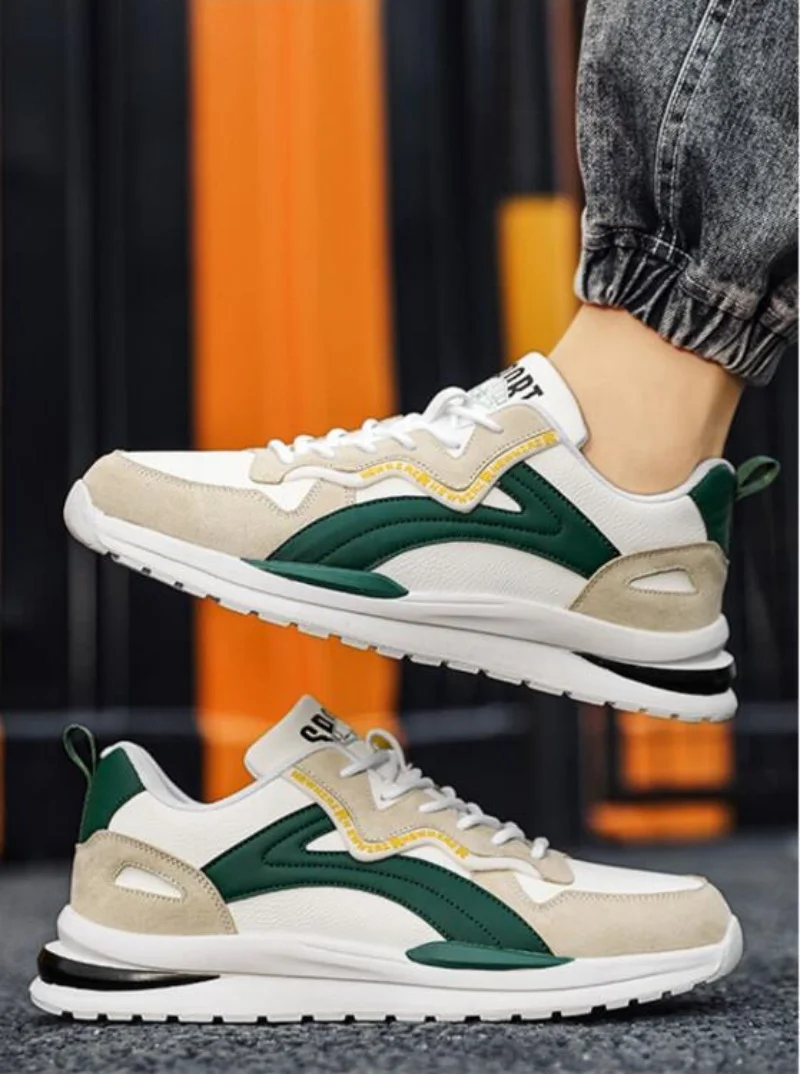 Leichte Laufschuhe für Herren, Designer-Sneaker aus Mesh, lässig, zum Schnüren, Outdoor-Sportschuhe, Tennisschuhe_voghion.com